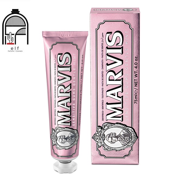 خمیر دندان حساس مارویس مدل Marvis Sensitive Gums Gentle Mint Toothpaste