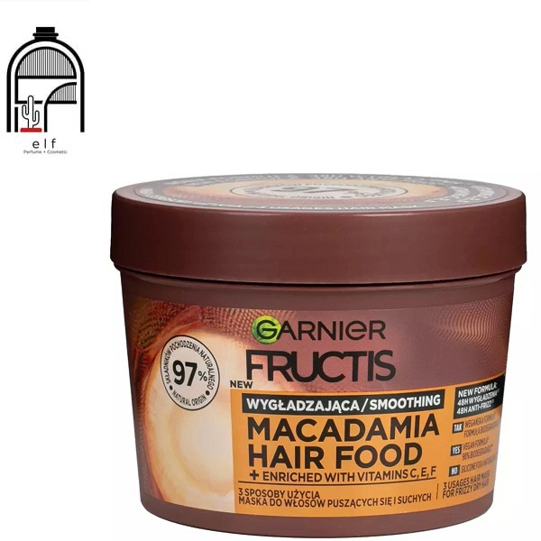 ماسک مو نرم کننده گارنیر مدل Fructis با عصاره ماکادمیا